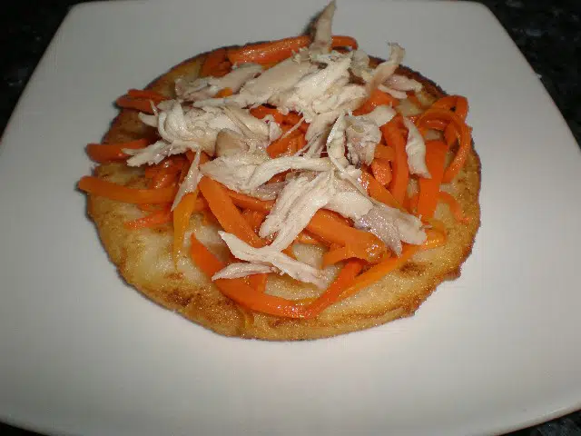 Tortitas de maíz fritas Tortitas de maíz fritas