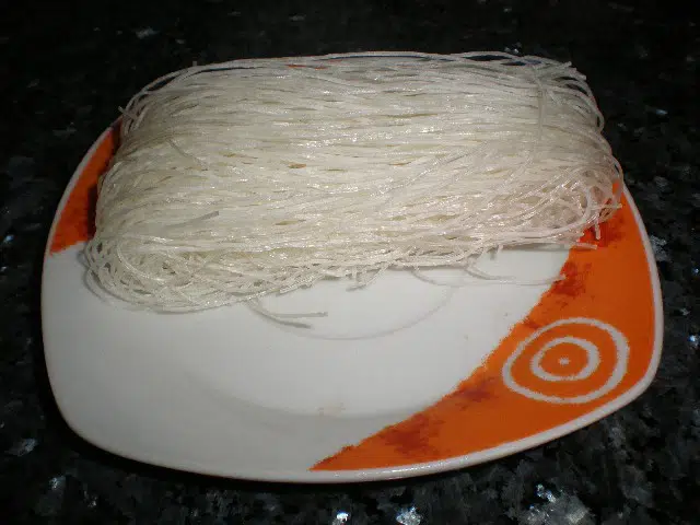 Fideos de cristal