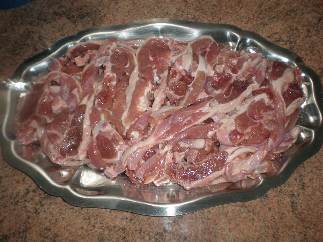 Chuletillas de cordero con sal