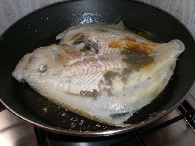 Freír rodaballo 