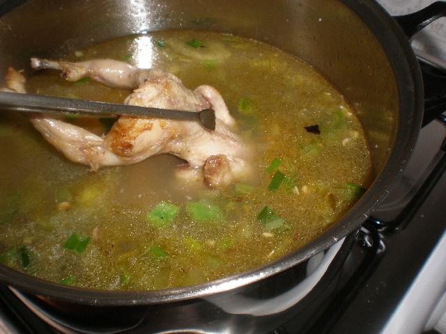 Lentejas con codornices