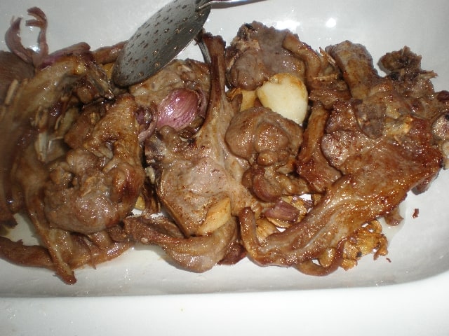 Chuletillas de cordero fritas