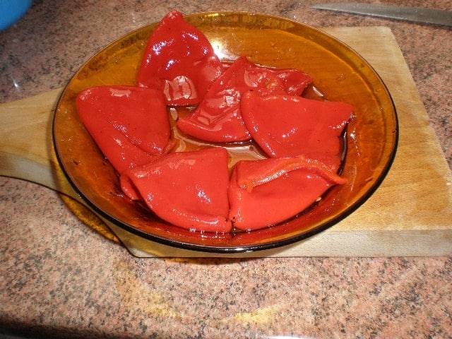 Pimientos de piquillo asados
