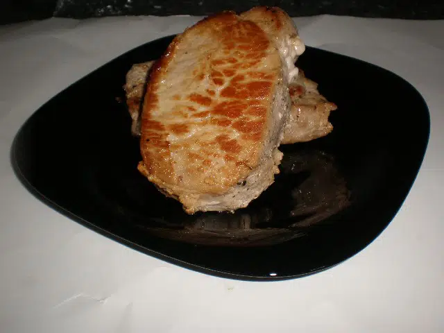 Lomo con pimienta frita