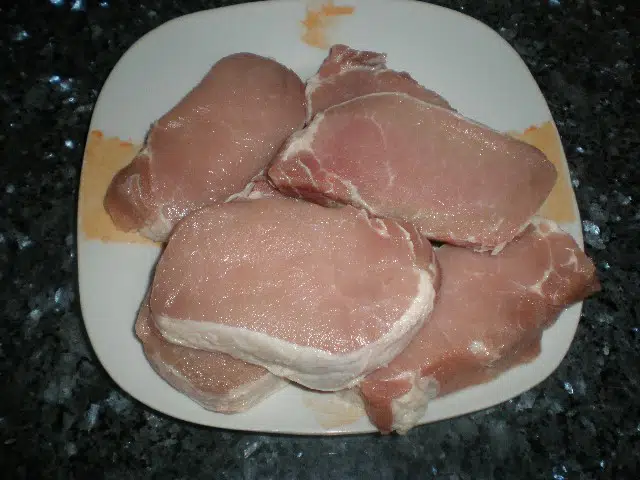Filetes de lomo de cerdo frescos