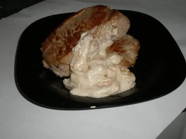 Lomo con pimienta frita