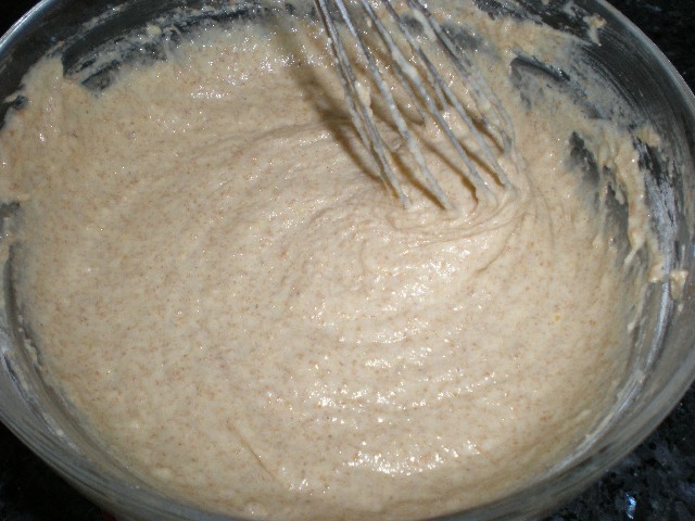 Masa para queque de naranja