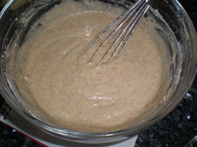 Elaborar masa para queque de naranja