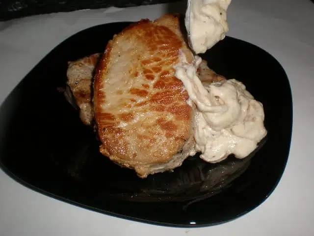 Lomo con pimienta frita