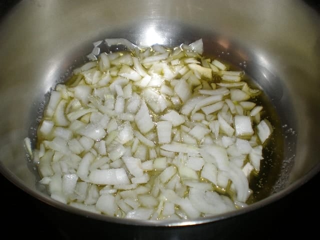 Aceite cebolla y sal