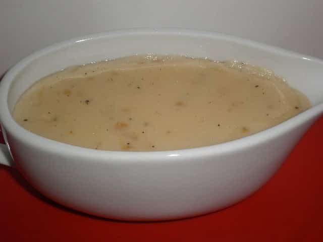 Bechamel con cebolla