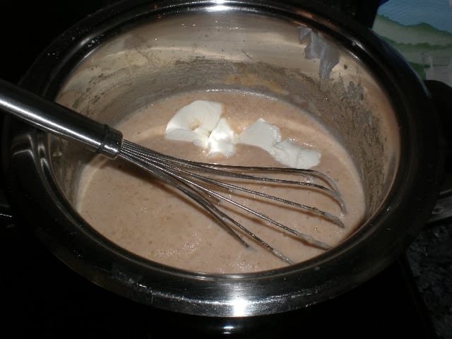 Elaborar salsa tres quesos