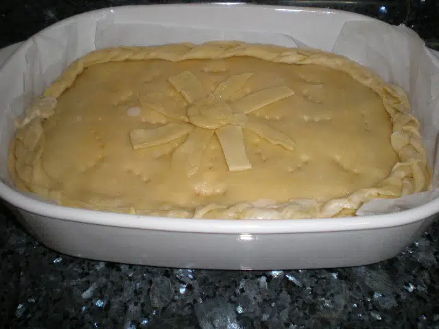 Empanada boloñesa preparada