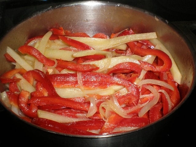 Verdura pochada