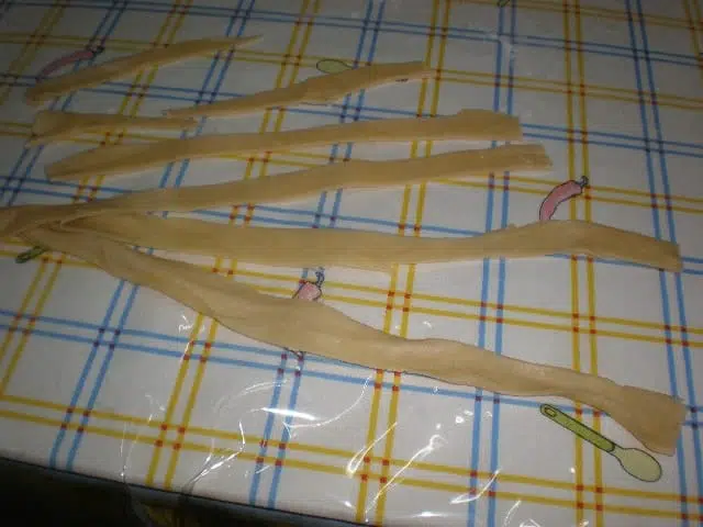 Tiras de masa