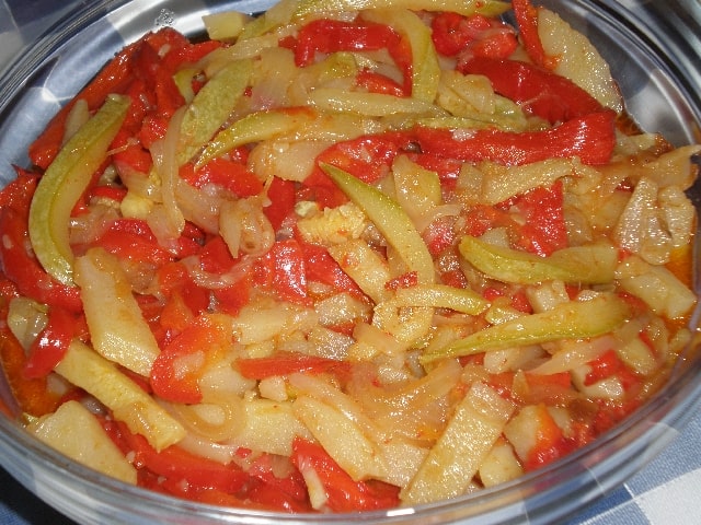 Verdura pochada 