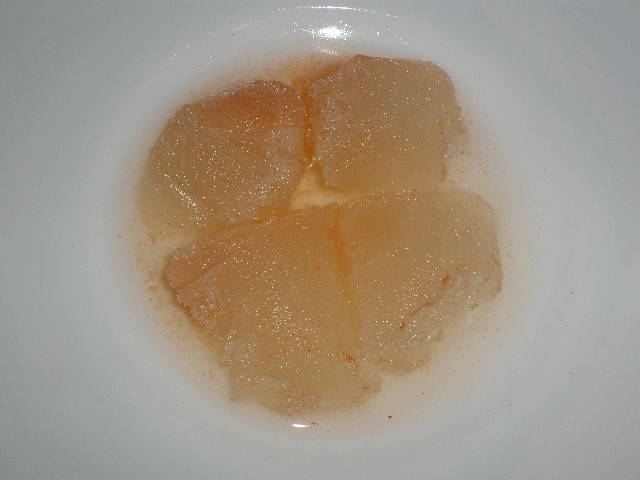 Cubitos de concentrado de pescado y marisco