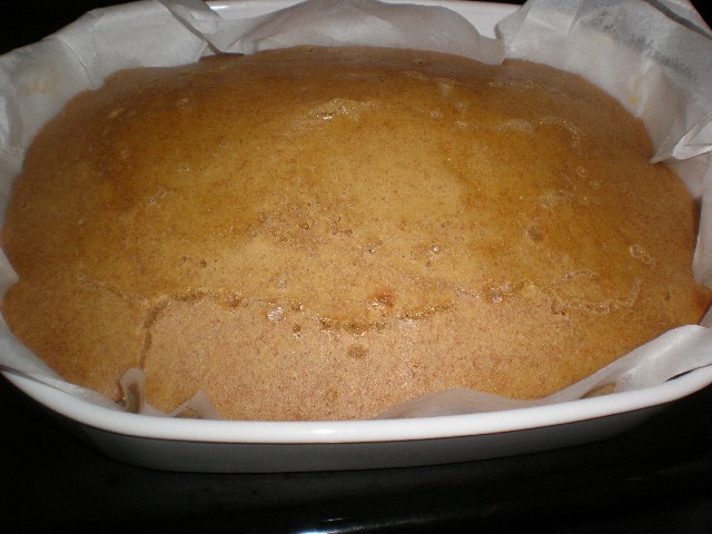 Bizcocho de naranja y mantequilla