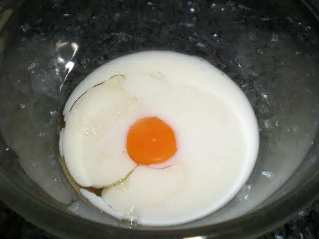 Huevo y leche