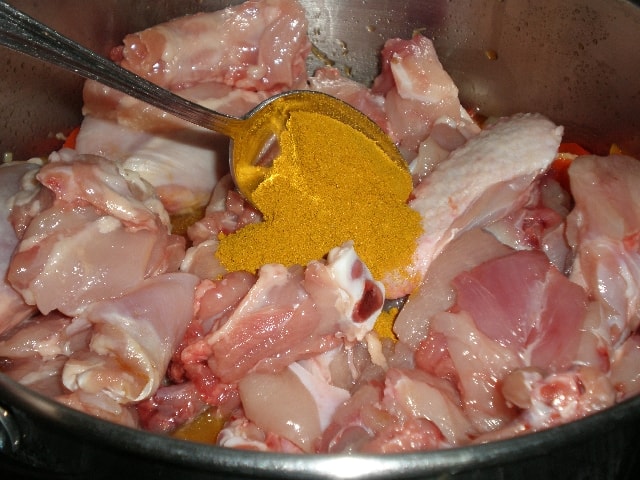 Meter curry al pollo