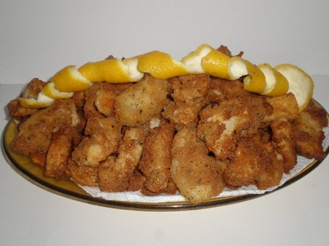 Tiras de potón rebozadas 