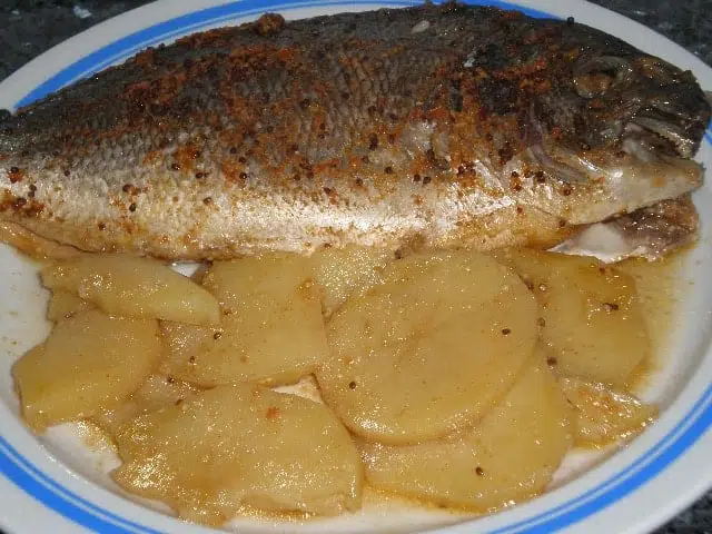 Doradas con salsa de mostaza 