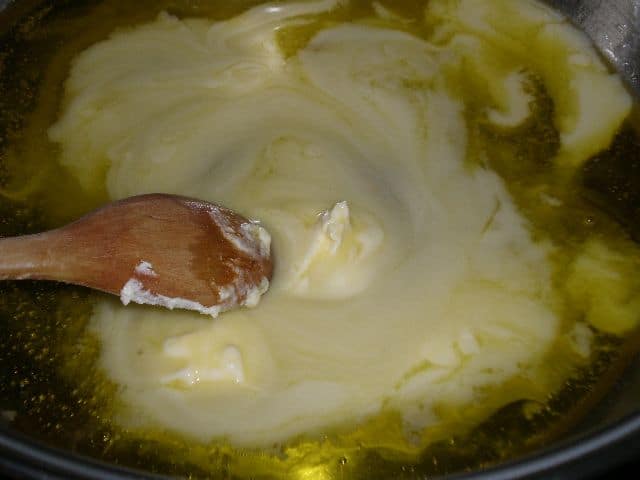 Mezclar mantequilla