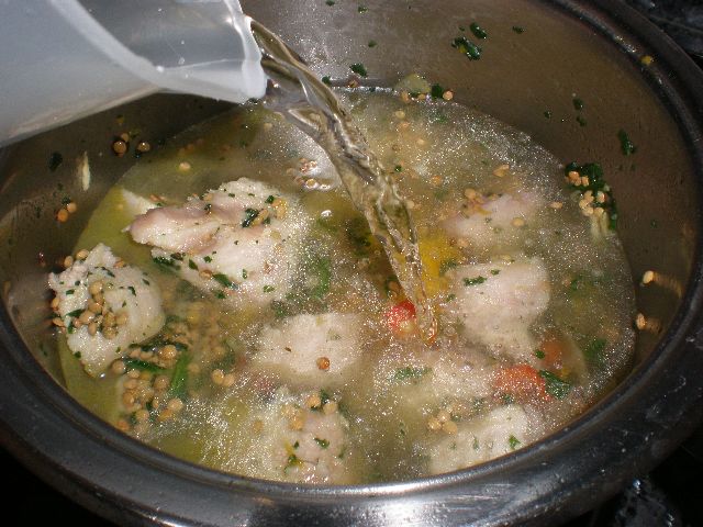 Preparar lentejas con papada