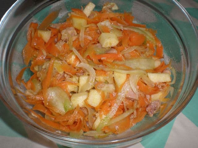 Ensalada entibiada