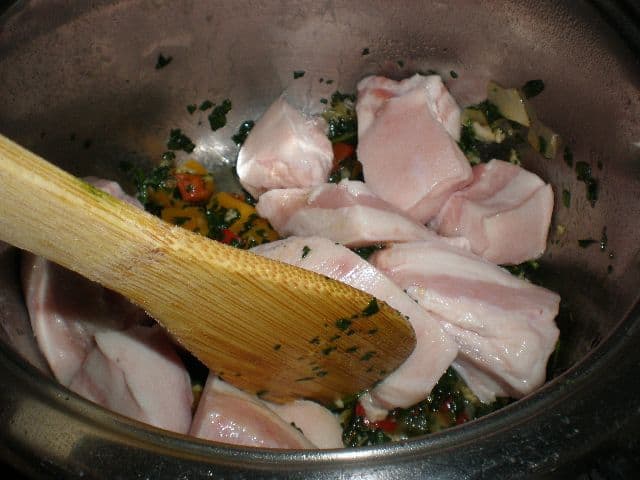 Preparar lentejas con papada