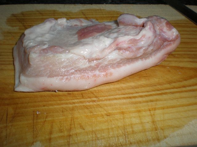 Papada de cerdo fresca