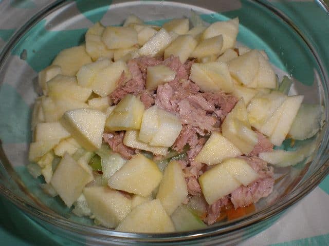 Poner manzana