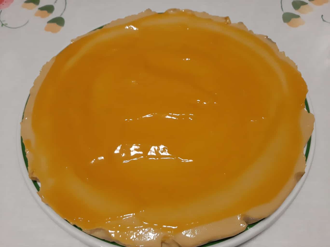 Tarta de mango gelatinado