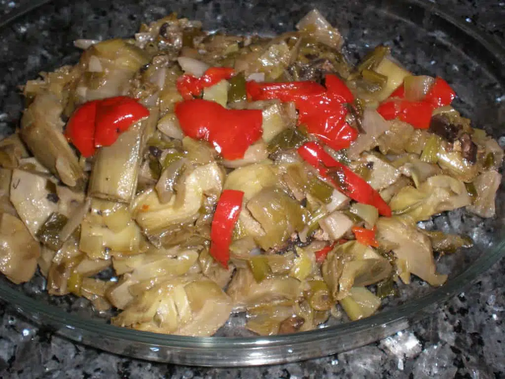 Alcachofas pochadas Alcachofas pochadas