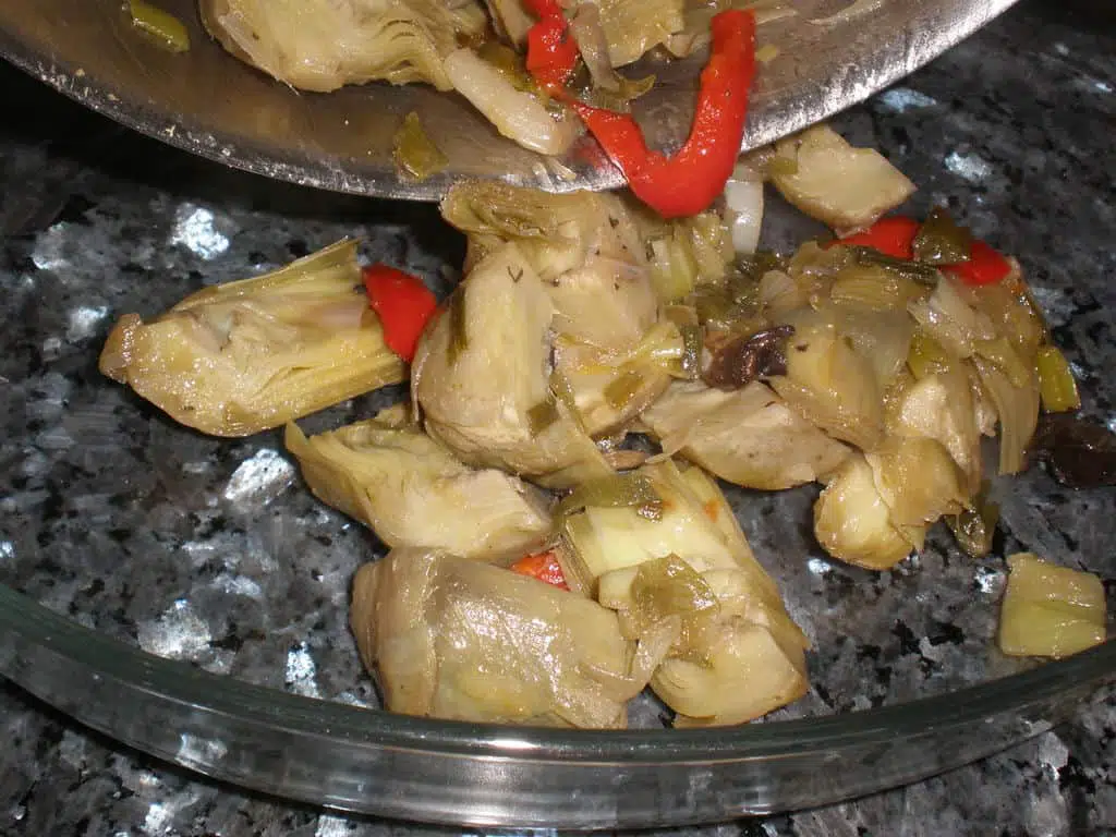 Alcachofas pochadas Alcachofas pochadas