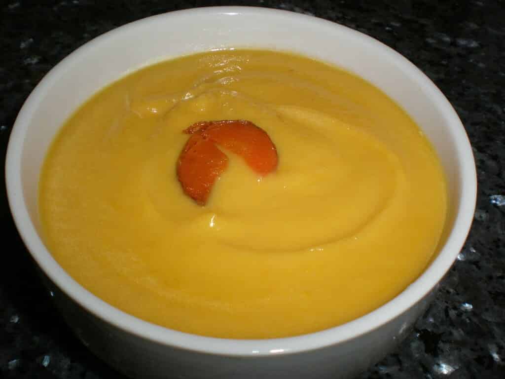 Crema de zanahorias y coliflor