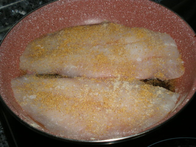 Filetes de gallo con ajo Filetes de gallo con ajo