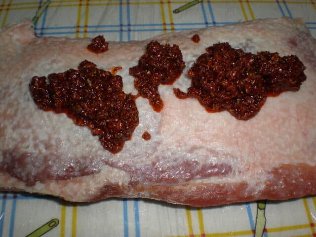 Adobar el lomo de cerdo