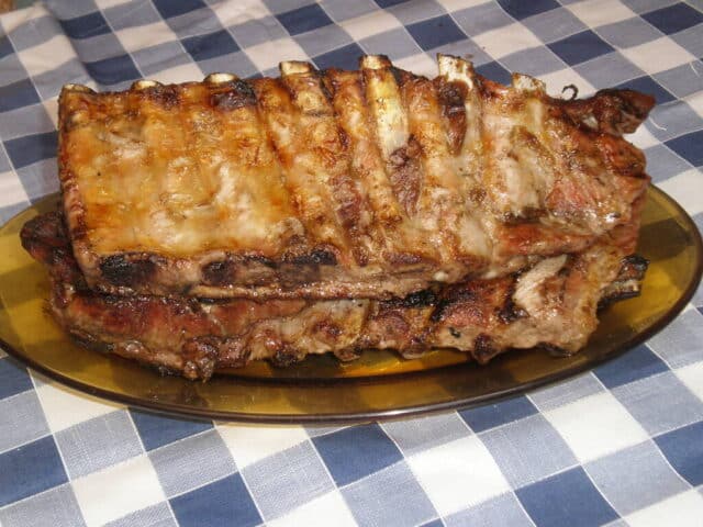 Costillas de cerdo a la barbacoa Costillas de cerdo a la barbacoa
