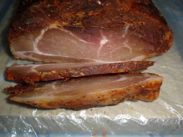 Lomo curado casero