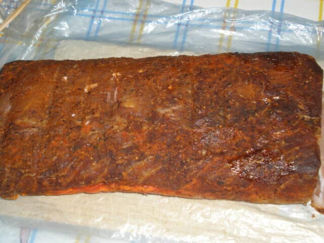 Lomo curado casero