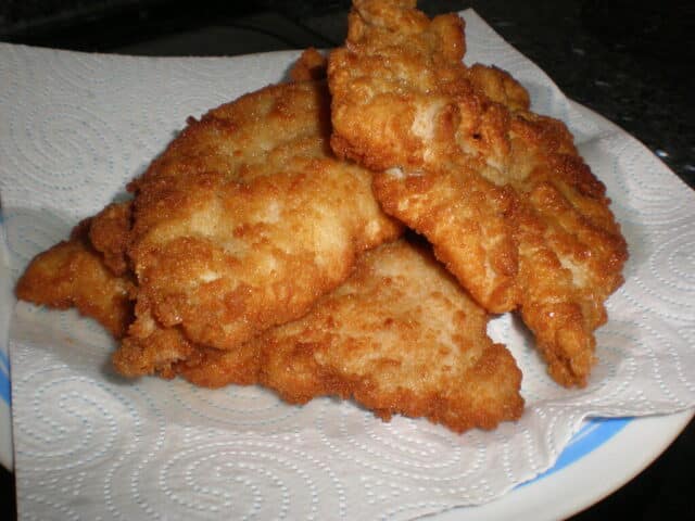 Escurrir los escalopes 