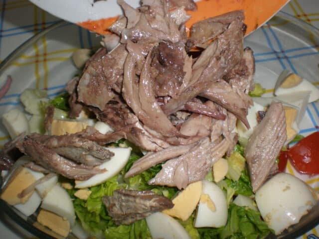 Meter la ventresca de atún