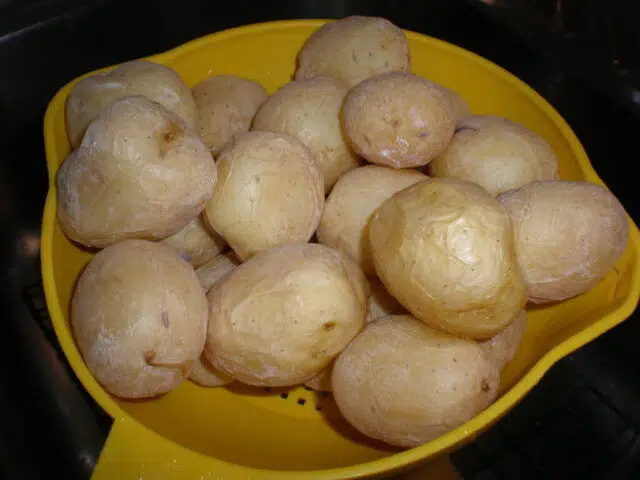 Escurrir las papas