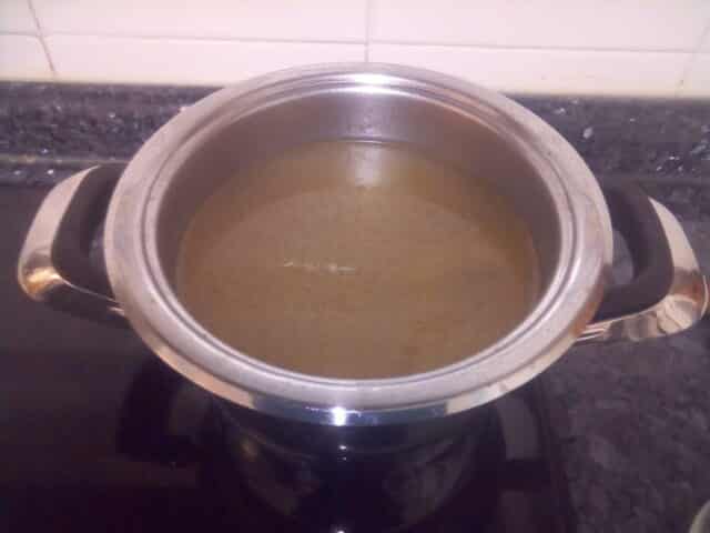 Hervir el caldo
