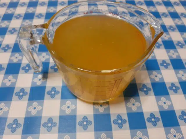 Agua de la calabaza hervida