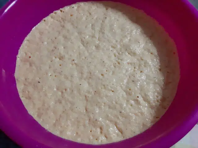 Masa para buñuelos de calabaza reposada