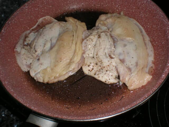 Freír las pechugas