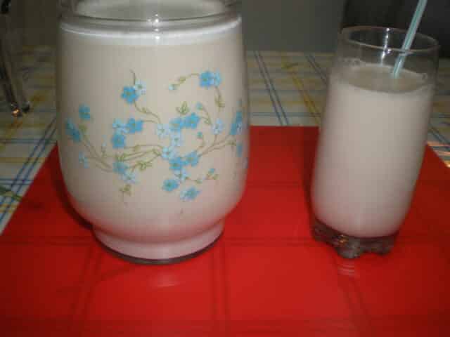 Horchata casera sin azúcar