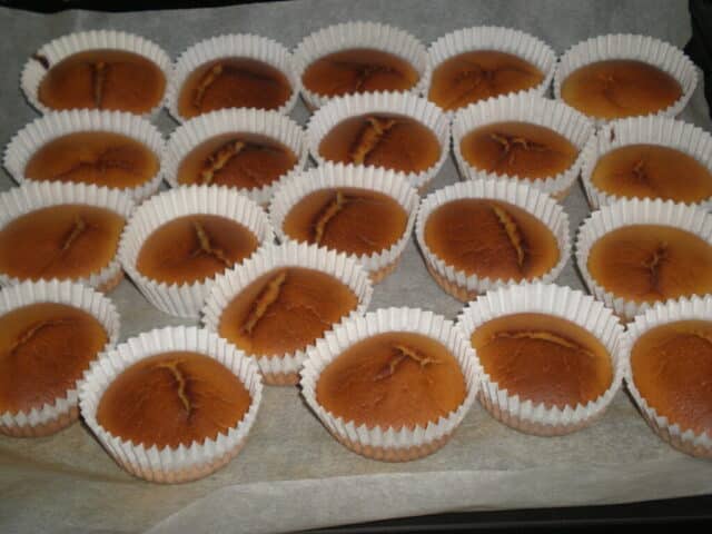 Magdalenas horneadas